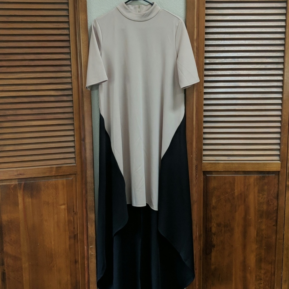 Minimalist Color Block Dress